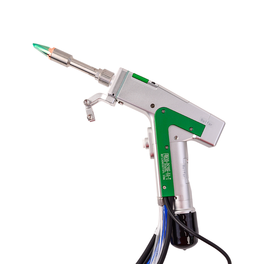 Relfar Laser Welding Head System Relfar FWH30-DS20E-V4-T Intelligent Dual Oscillating Torch Head 5-in-1 + Dual Wire Feeders