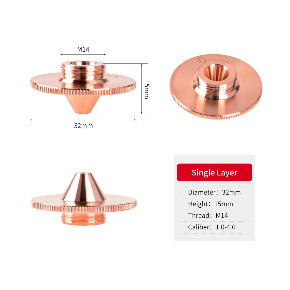 D32 H15 M14 Laser Nozzle - 图片 5