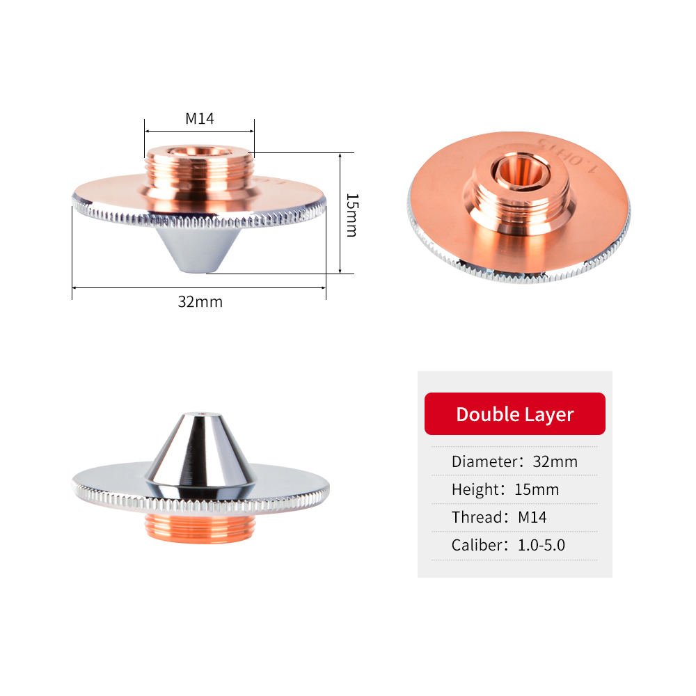 D32 H15 M14 Laser Nozzle - 图片 4