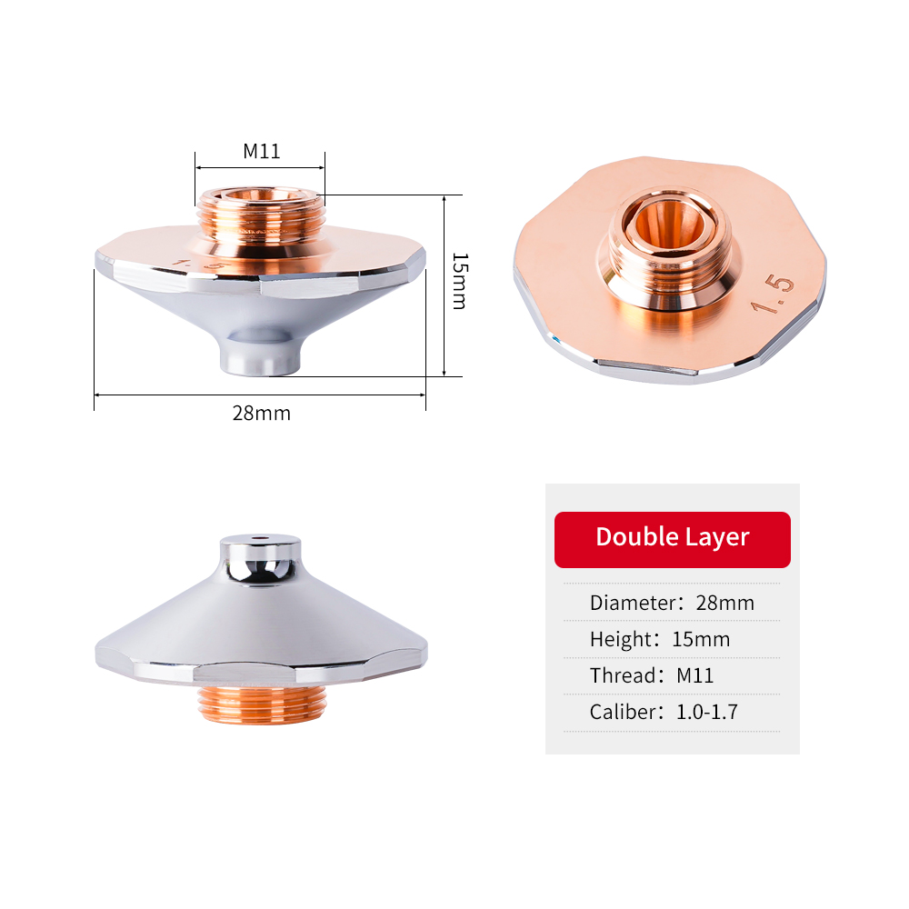 D28 H15 M11 Laser Nozzle - 图片 5